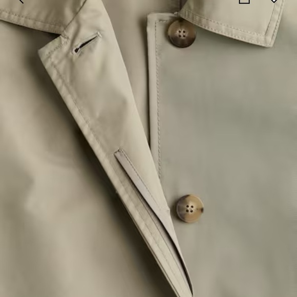 H&M Tan Women's Trench Coat - Picture 3 of 5